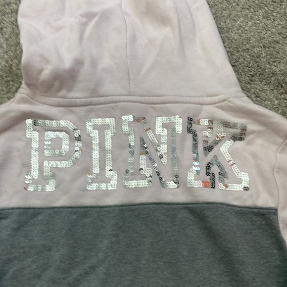 Victoria’s Secret PINK hoodie size small bling - Picture 2 of 4